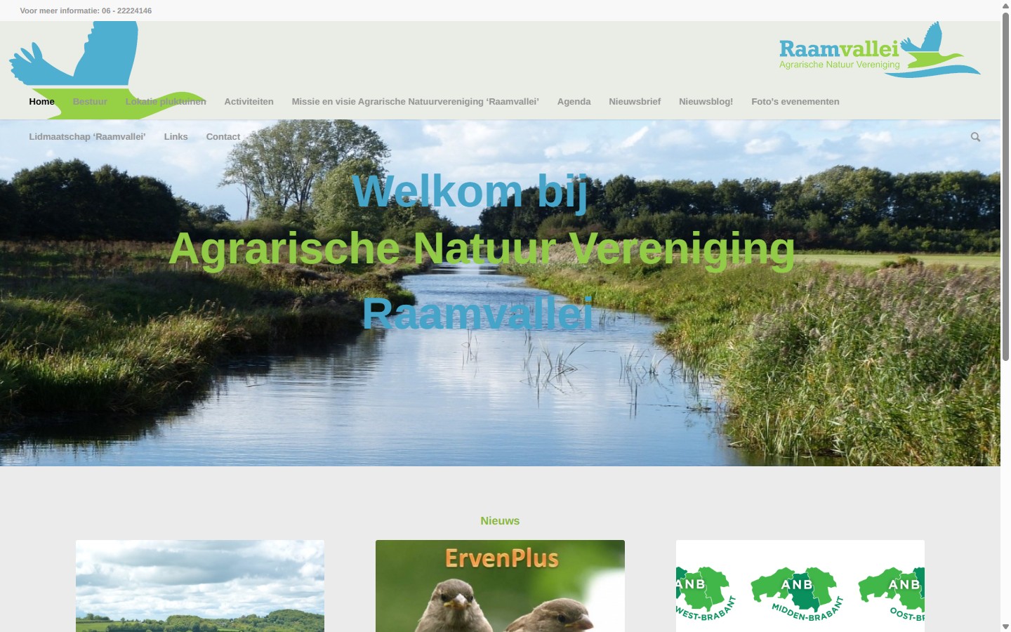 Raamvallei homepage