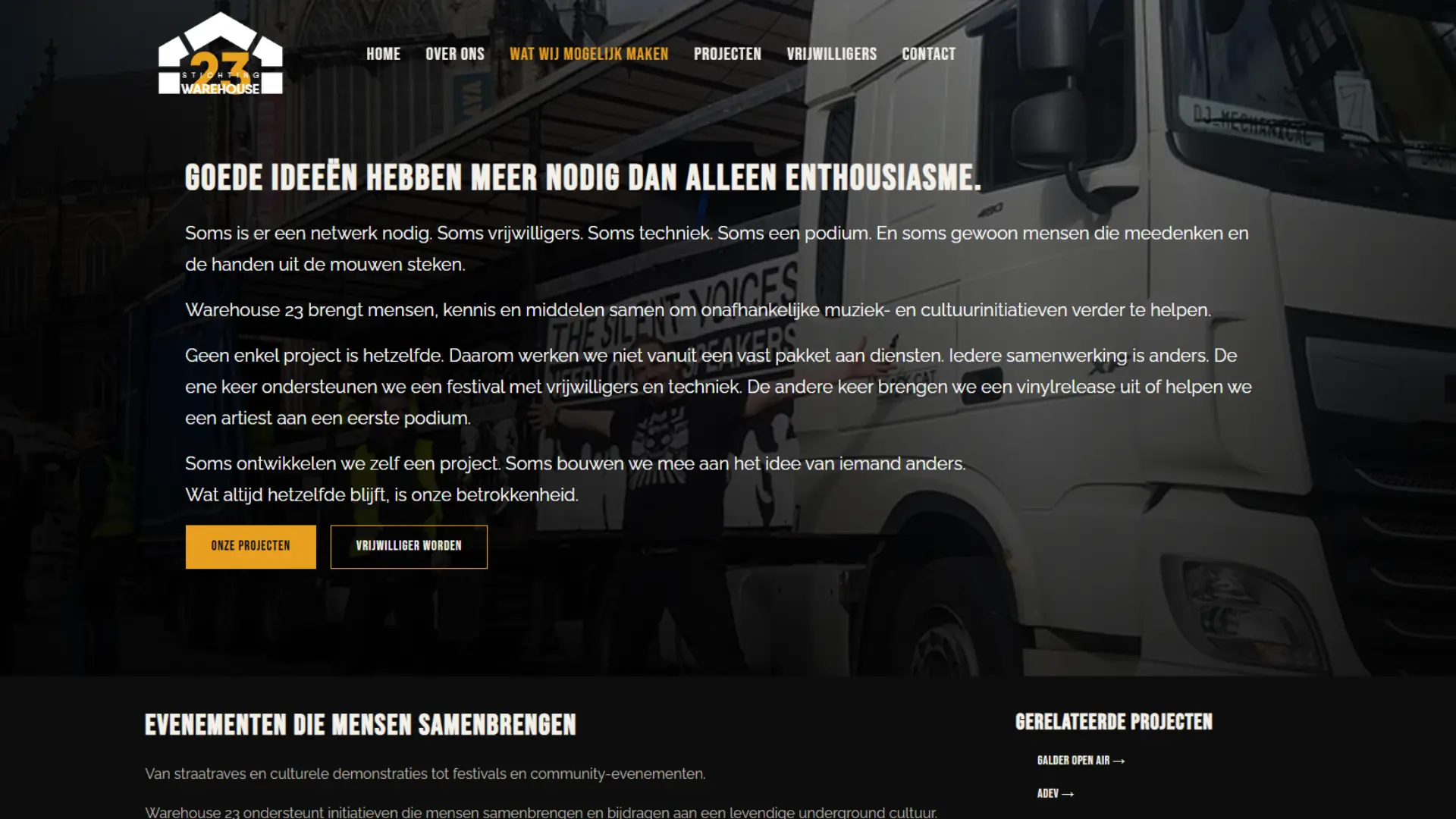 Warehouse23, wat maken we mogelijk